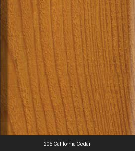 205 California Cedar Color Swatch