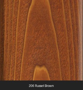 206 Russet Brown Color Swatch